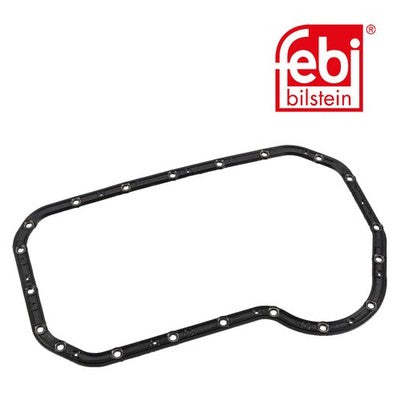 Febi 21734 Oil Pan Gasket Steel Elastomer Premium Fits VW Golf 1998 - 2002
