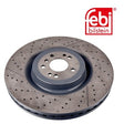 Febi 107723 Brake Disc Front Premium Fits Mercedes-Benz GLE 2015 - 2019