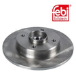 Febi 106351 Brake Disc Rear Axle Premium Fits Citroën C3 2016 - 2025