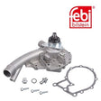 Febi 01354 Water Pump Cast Aluminium Premium Fits Mercedes-Benz 124 1989 - 1993