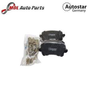 AutoStar Germany Brake Pad Set 3AA698451 for Audi Q3, Touran I, Golf, Caddy III