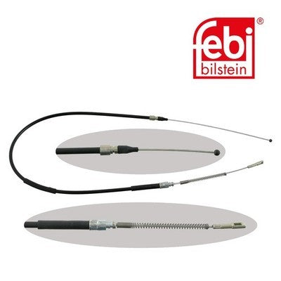 Febi 10592 Brake Cable Left Rear Right Fits Mercedes-Benz T1/TN 1982-1989