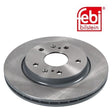 Febi 108469 Brake Disc Front High Performance Fits Suzuki Swift 2012 - 2024