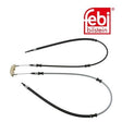 Febi 23954 Premium Brake Cable Left Rear Right Fits Opel Vectra 1995-2000
