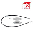 Febi 101819 Premium Brake Cable Left Rear Durable Fits Ford Transit 2011-2014