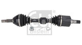 Febi 183462 Drive Shaft Front Left With Nut Fits Nissan Qashqai +2 2011 - 2013