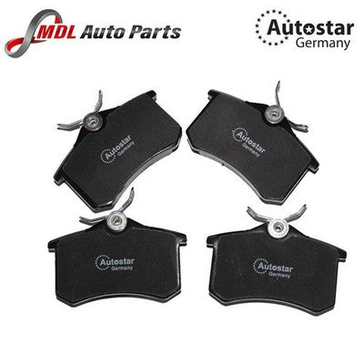 Autostar Germany Rear Brake Pad Set 1J0698451P for Audi TT VW Golf Jetta Beetle