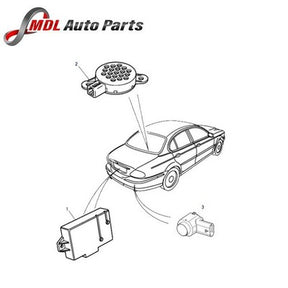 Land Rover Genuine Reversing Aid Module for Jaguar - C2S51767