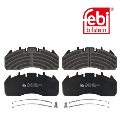 Febi 16778 Brake Pad Set Front Rear Axle With Fastening Material Premium