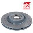 Febi 104952 Brake Disc Front Premium Fits Mercedes-Benz GLE 2015 - 2019