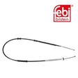 Febi 101804 Premium Brake Cable Rear Right Durable Fits Fiat Punto 2013-2024