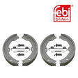 Febi 23195 Brake Shoe Set Rear Fits Mercedes-Benz E-Class 2003 - 2005