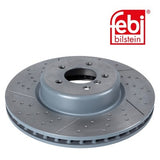 Febi 105720 Brake Disc Front Axle Premium Fits BMW 3 Series 2013 - 2019