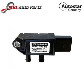 AUTOSTAR 03L906051D EXHAUST PRESSURE SENSOR - 03L906051B 03L906051D