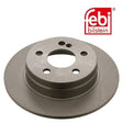 Febi 30554 Brake Disc Rear Premium Fits Mercedes-Benz C-Class 2009 - 2014