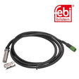 Febi 104525 ABS Sensor Rear Axle Left Right With Bush Premium High Performance