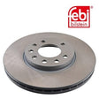 Febi 17211 Brake Disc Front High Performance Fits Vauxhall Meriva 2003 - 2010