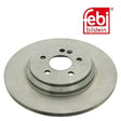 Febi 24350 Brake Disc Rear Premium Fits Mercedes-Benz M-Class 1998 - 2005