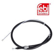 Febi 22736 Premium Brake Cable Left Rear Right Durable Fits VW Bora 1998-2005