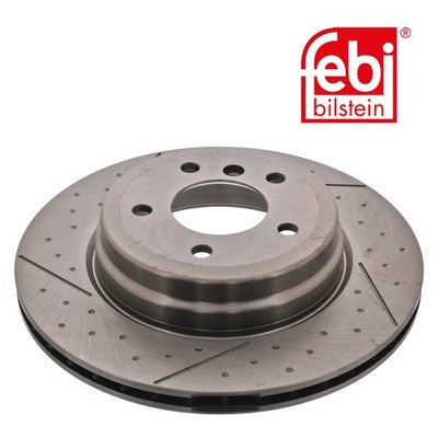 Febi 43800 Brake Disc Rear Axle Premium Fits BMW 3 Series 2006 - 2008