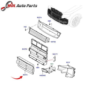 Land Rover Genuine Radiator Air Deflector Range Rover Vogue 2022 On - LR172477