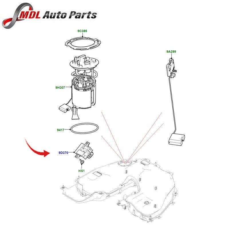Land Rover Genuine Fuel Pump Control Module - LR187425