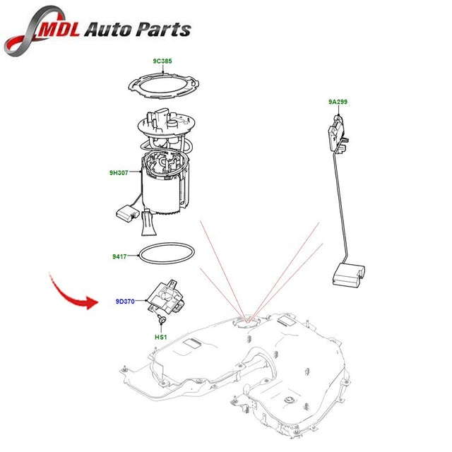 Land Rover Genuine Fuel Pump Control Module - LR187425
