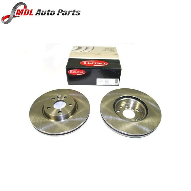 Delphi Front Brake Discs 2x LR007055 Freelander 2 Range Rover Evoque