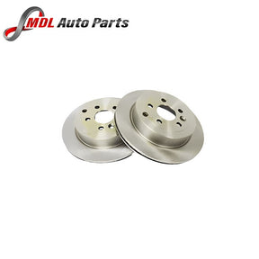 AllMakes 4x4 Rear Brake Disc 2x LR001019 Freelander 2 2006 - 2014