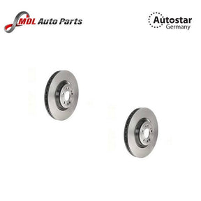 AUTOSTAR Brake Discs Front FOR MERCEDES GLE 2.9 GLE350 GLE400 * 2PC SET