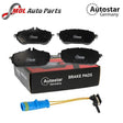 Ceramic Front Brake Pads & Sensor 0084203620 1695401617 Mercedes C-Class W205