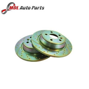 Terrafirma Rear Brake Discs 2x LR027123 RANGE ROVER EVOQUE 2012