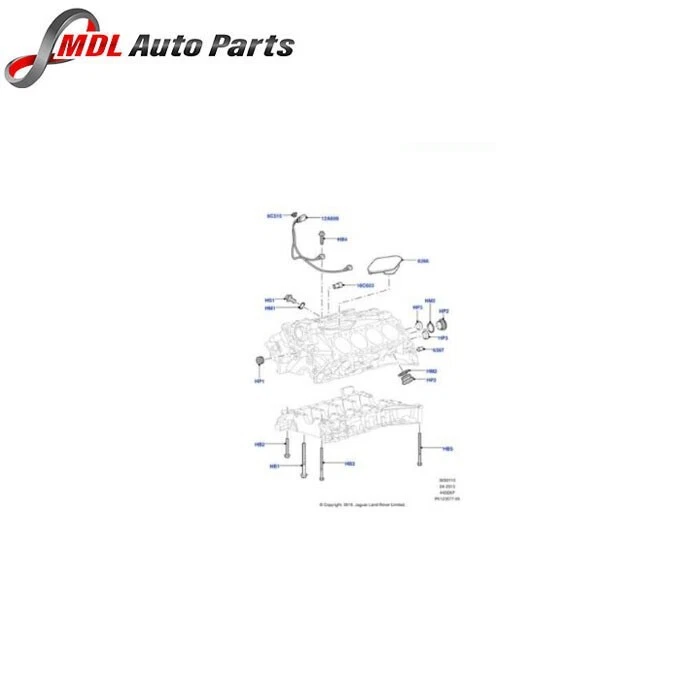 Land Rover Genuine Cylinder Head 1069338 1 1069338