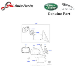 Land Rover Genuine Side Mirror CRB001990PUY