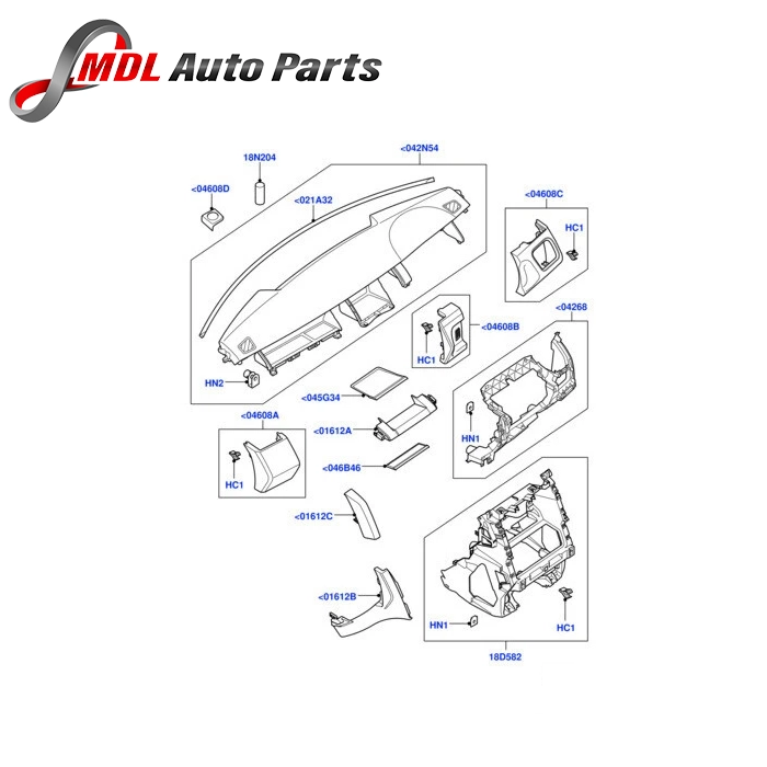 Land Rover Genuine Dash Board Panel Lr016799 1 Land Rover Genuine Dash Board Panel LR016799