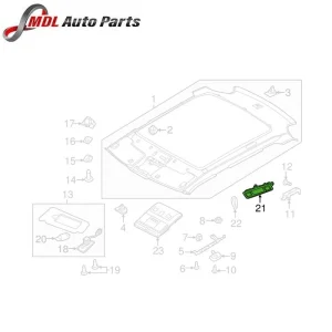 Land Rover Genuine Interior Lamp Assembly for Range Rover Evoque - LR033140