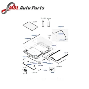 Land Rover Genuine Sunroof Molding LR040261