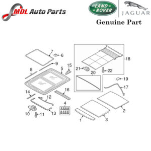 Land Rover Genuine Sunroof Molding LR040262