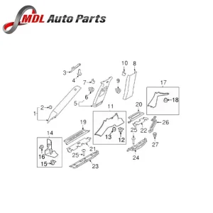 Land Rover Genuine Piller Panel Mounting LR043344