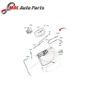 Land Rover Genuine Windshield Washer Hose for Range Rover Sport - LR100987