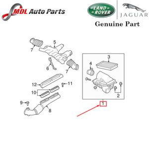 Land Rover Genuine Air Cleaner Assembly Left LR117321