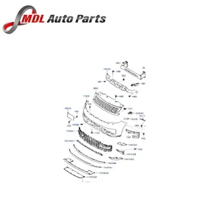 Land Rover Genuine Upper Grille Molding LR157966