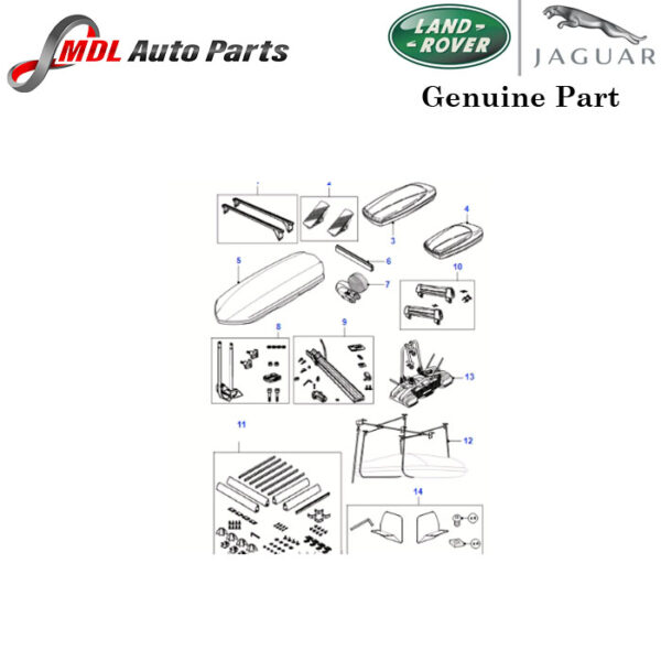 Land Rover Genuine Cycle Carrier C2A1539