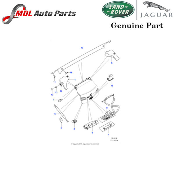 Land Rover Genuine Moulding C2Z27820