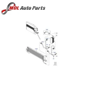 Land Rover Genuine Oil cooler Hose LR004082