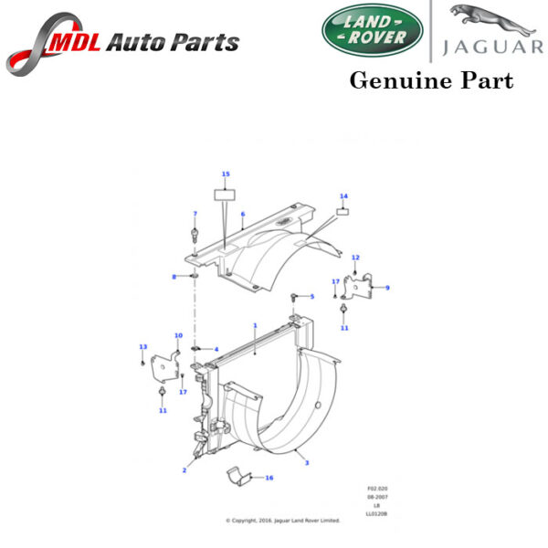 Land Rover Genuine Turbocharger Pressure Hose LR013589