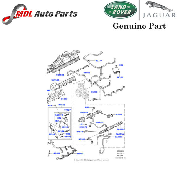 Land Rover Genuine Kit Injector Refit LR033081