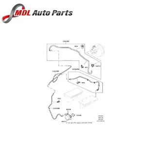 Land Rover Genuine Vacuum Hose LR081608