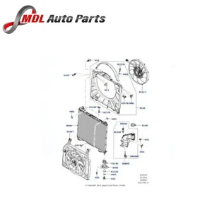 Land Rover Genuine Radiator Bracket Lower LR082544