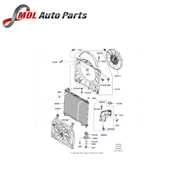 Land Rover Genuine Radiator Bracket Lower Lr082544 1 Land Rover Genuine Radiator Bracket Lower LR082544